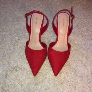 Red-Aldo shoes 7.5 in size